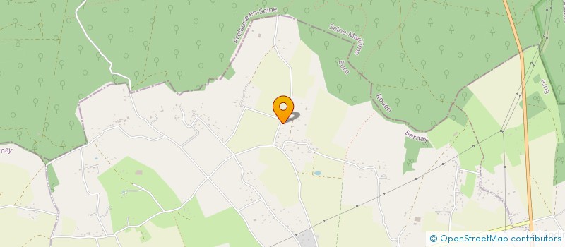 localisation de l'entreprise LES CAVALIERS DE BROTONNE  HAUVILLE