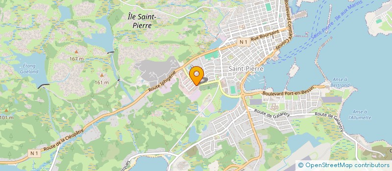 localisation de l'entreprise LES CAVALIERS DE BRUME à SAINT-PIERRE