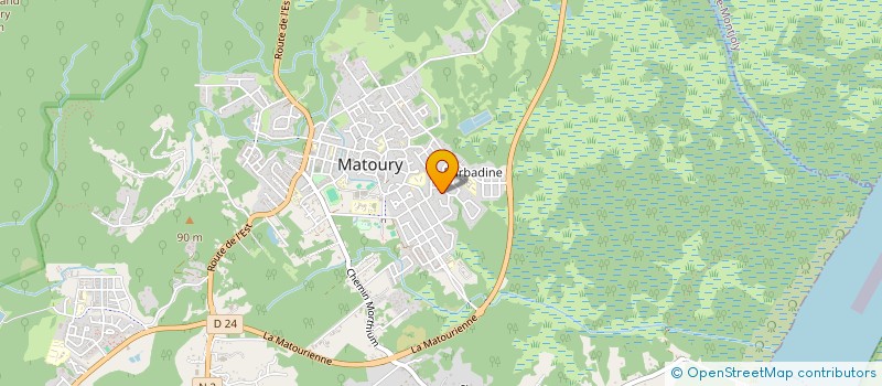 localisation de l'entreprise LES CAVALIERS DE FORT DIAMANT à MATOURY