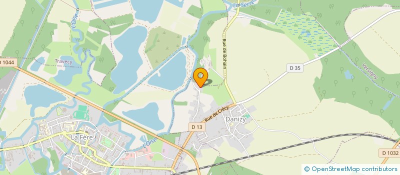 localisation de l'entreprise LES CAVALIERS DE FOURCY  DANIZY