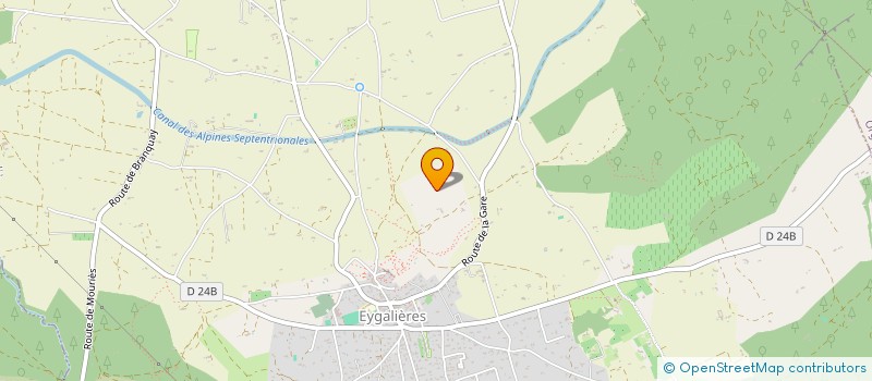 localisation de l'entreprise LES CAVALIERS DE L AGOLIERES à EYGALIERES