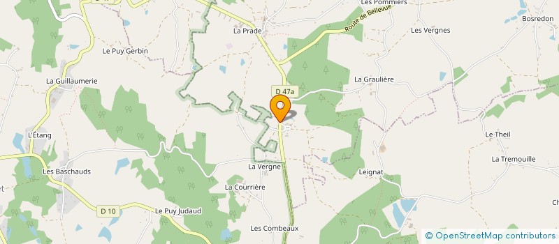 localisation de l'entreprise LES CAVALIERS DE L'ELEVAGE D'AISSA à SAINT-YRIEIX-SOUS-AIXE