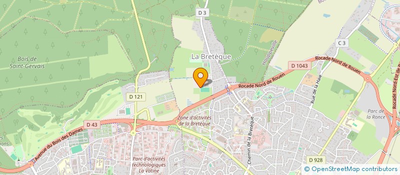 localisation de l'entreprise LES CAVALIERS DE LA BRETEQUE à BOIS-GUILLAUME