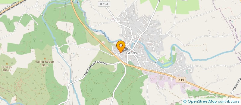 localisation de l'entreprise LES CAVALIERS DE LA FORGE  GRANS