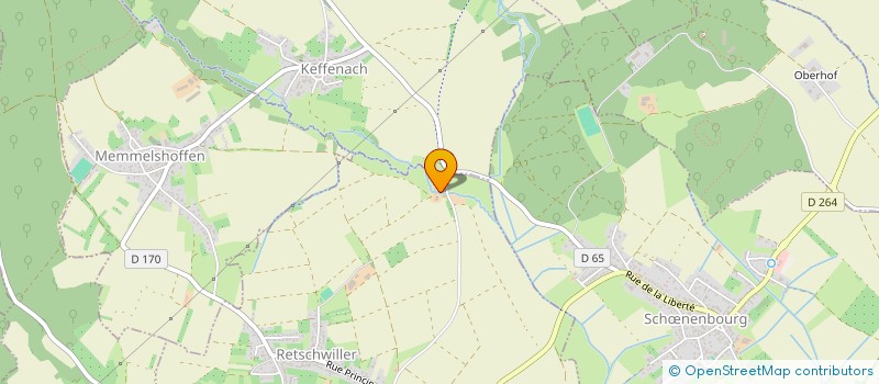 localisation de l'entreprise LES CAVALIERS DE LA GANSMUHLE  RETSCHWILLER