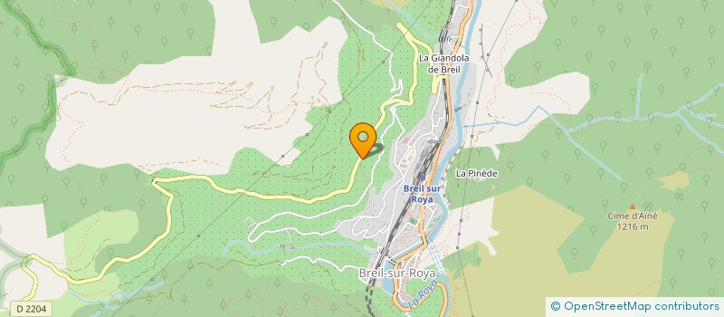 localisation de l'entreprise LES CAVALIERS DE LA ROYA / BEVERA  BREIL-SUR-ROYA