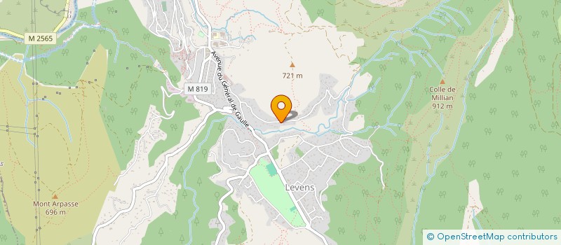 localisation de l'entreprise LES CAVALIERS DE LA TABLE RONDE  LEVENS