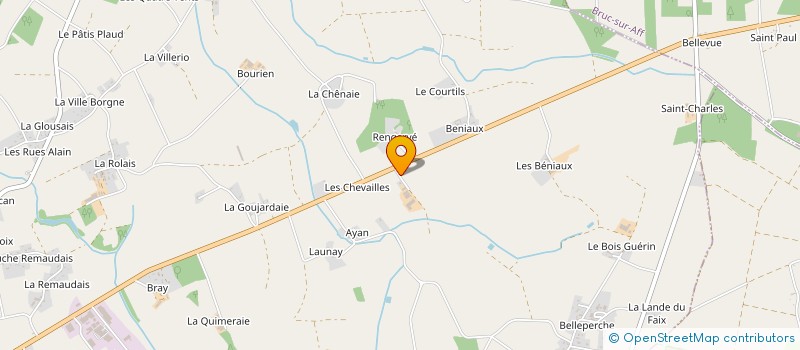 localisation de l'entreprise LES CAVALIERS DE LA VALLEE à SAINT-JUST