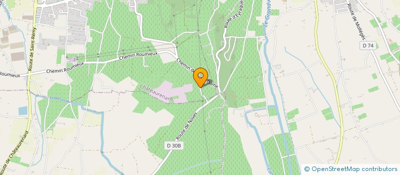 localisation de l'entreprise LES CAVALIERS DE NOTRE DAME à CHATEAURENARD