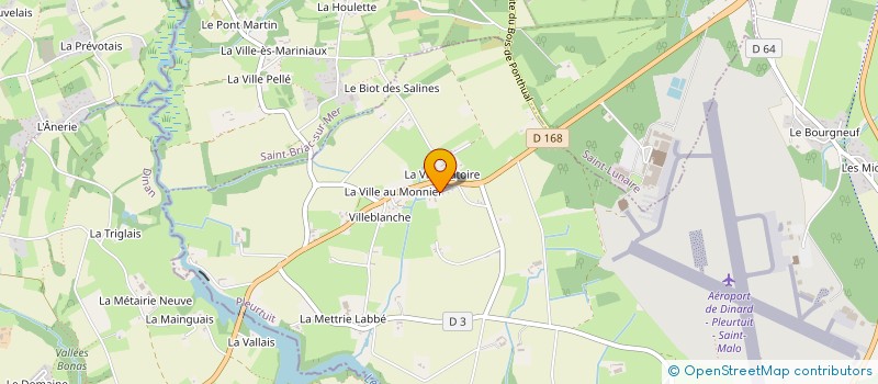 localisation de l'entreprise LES CAVALIERS DE ROMA  PLEURTUIT