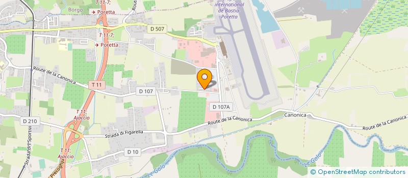 localisation de l'entreprise LES CAVALIERS DE SAINT JACQUES à BORGO