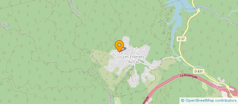 localisation de l'entreprise LES CAVALIERS DE ST PAUL à SAINT-PAUL-EN-FORET