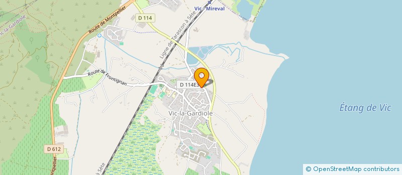 localisation de l'entreprise LES CAVALIERS DES ARESQUIERS  VIC-LA-GARDIOLE