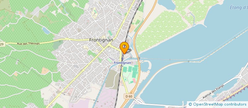 localisation de l'entreprise LES CAVALIERS DES PIELLES à FRONTIGNAN