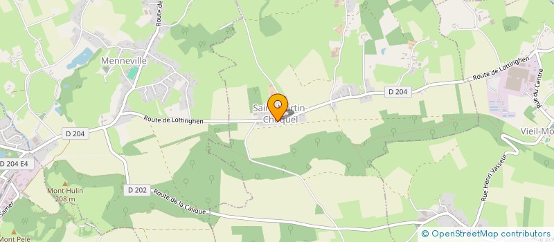 localisation de l'entreprise LES CAVALIERS DES TERRES D'OPALE à SAINT-MARTIN-CHOQUEL
