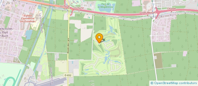 localisation de l'entreprise LES CAVALIERS DU BASSIN  GUJAN-MESTRAS