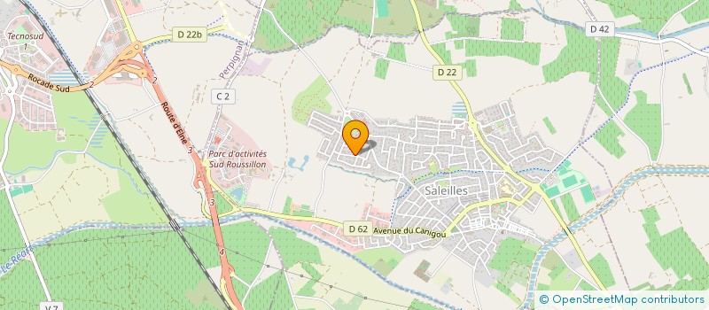 localisation de l'entreprise LES CAVALIERS DU MAS  VILLENEUVE-DE-LA-RAHO