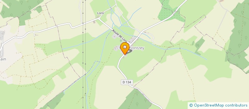 localisation de l'entreprise LES CAVALIERS DU MONTZEY  LOROMONTZEY