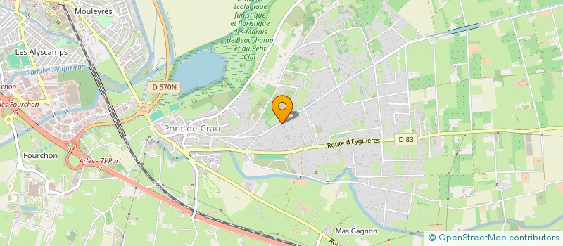 localisation de l'entreprise LES CAVALIERS DU PLATEAU à ARLES