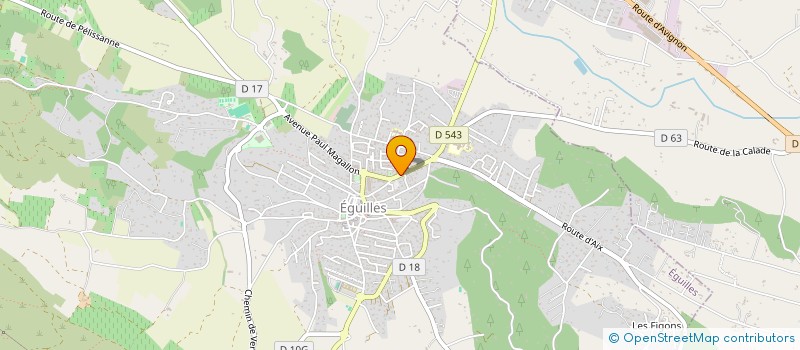 localisation de l'entreprise LES CAVALIERS DU PRE DES VENCES  EGUILLES