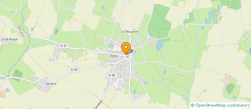 localisation de l'entreprise LES CAVALIERS DU SUD VENDEE  FOUSSAIS-PAYRE