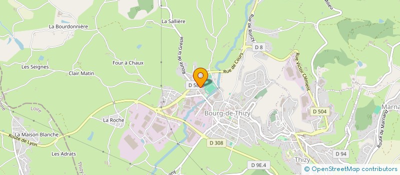 localisation de l'entreprise LES CAVALIERS DU TREKPAD à THIZY-LES-BOURGS