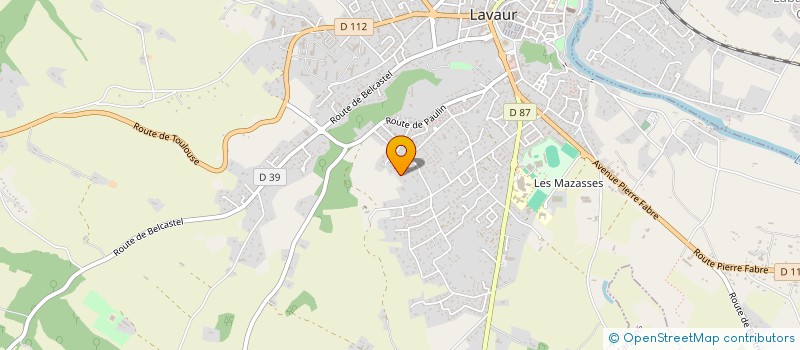 localisation de l'entreprise LES CAVALIERS VAUREENS à LAVAUR