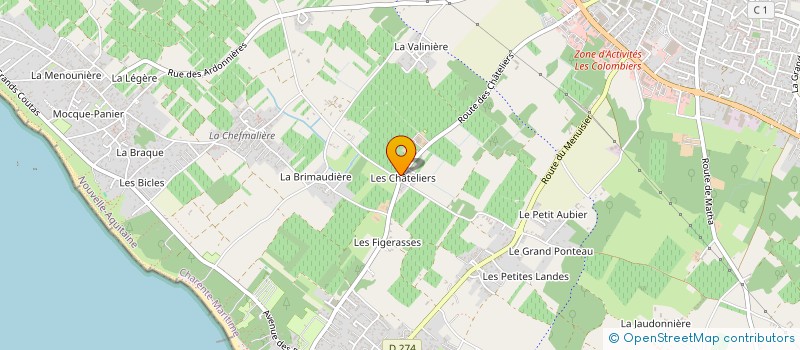 localisation de l'entreprise LES CAVES  SAINT-PIERRE-D OLERON