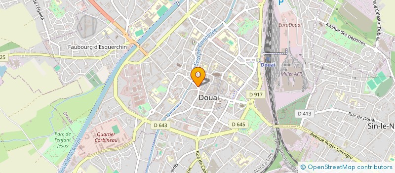 localisation de l'entreprise LES CAVES DE BUCK  DOUAI