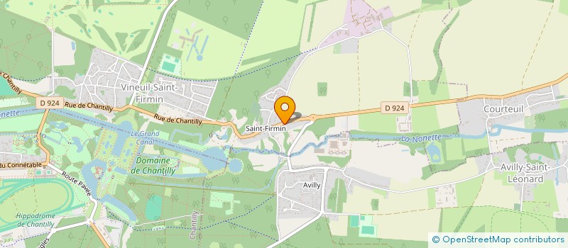 localisation de l'entreprise LES CAVES DE LA SAINT-VINCENT  VINEUIL-SAINT-FIRMIN