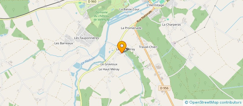 localisation de l'entreprise LES CAVES DE MARVIA à VALENCAY