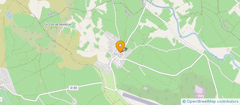 localisation de l'entreprise LES CAVES DE ROGANIE à ROUJAN