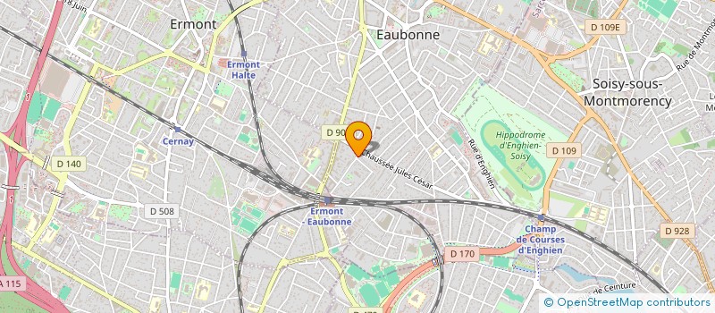 localisation de l'entreprise LES CAVES DE SINGAPOUR à EAUBONNE