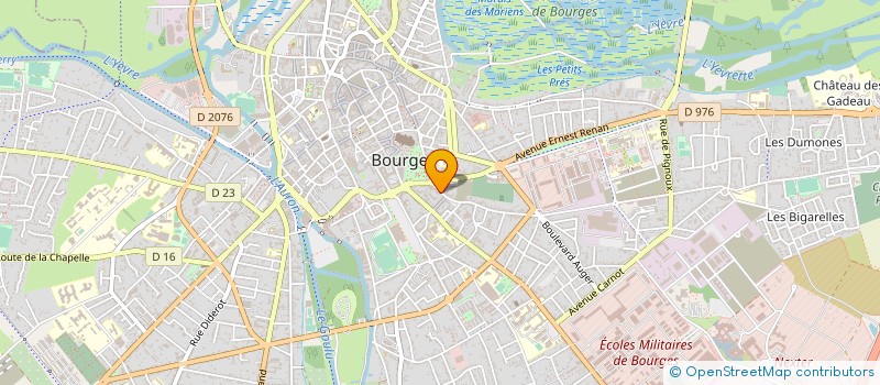 localisation de l'entreprise LES CAVES DU HAUT BERRY à BOURGES