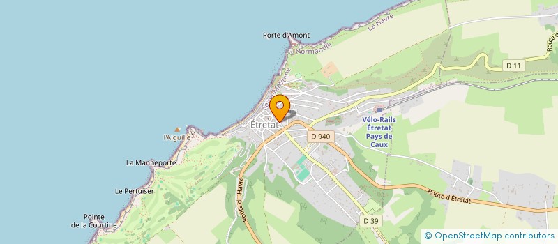 localisation de l'entreprise LES CAVES GENERALES à ETRETAT