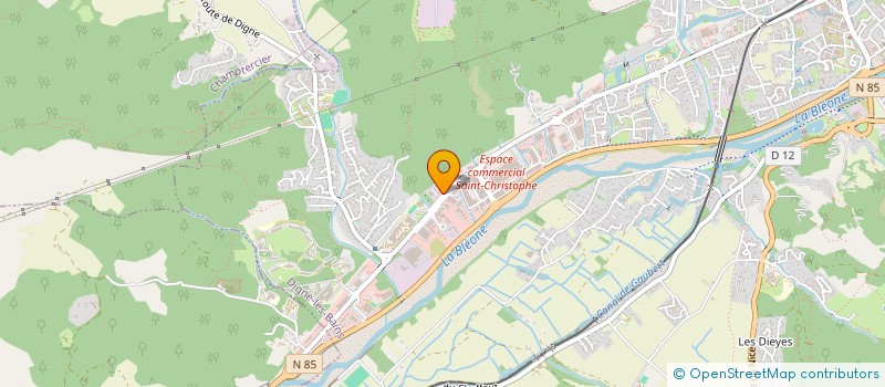 localisation de l'entreprise LES CAVES LOPEZ DIGNE  DIGNE-LES-BAINS