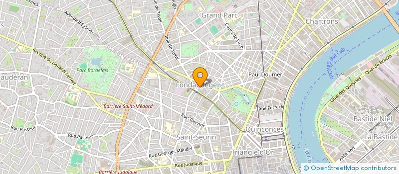 localisation de l'entreprise LES CAVES MATIGNON  BORDEAUX