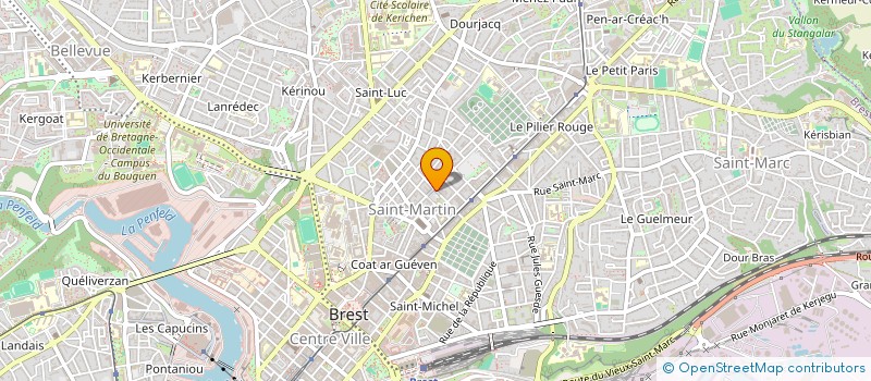 localisation de l'entreprise LES CAVES SAVANTES à BREST