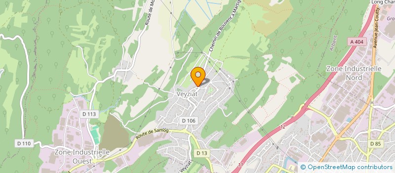 localisation de l'entreprise LES CAVES ST JULIEN à OYONNAX