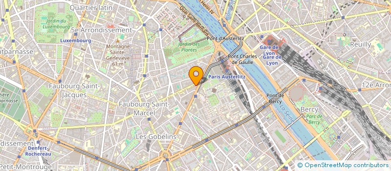 localisation de l'entreprise LES CAVES ST MARCEL  PARIS