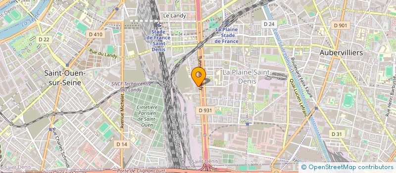 localisation de l'entreprise LES CAVIARS DE PARIS à SAINT-DENIS