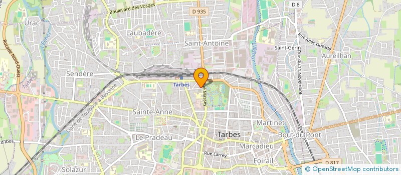 localisation de l'entreprise LES CAVISTES à TARBES
