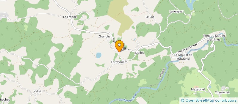 localisation de l'entreprise LES CAYRES à LANOBRE