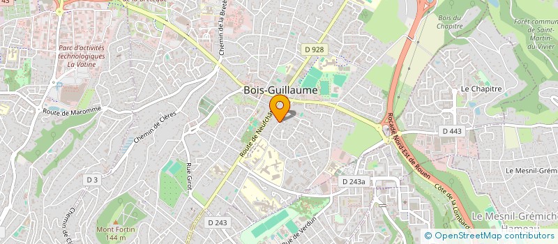 localisation de l'entreprise LES CAZELS à BOIS-GUILLAUME