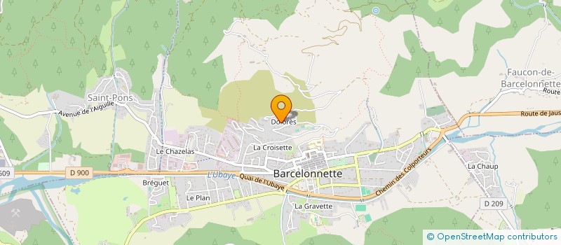 localisation de l'entreprise LES CEDRATS à BARCELONNETTE