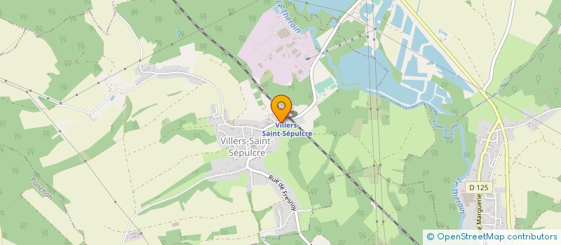 localisation de l'entreprise LES CEDRES  VILLERS-SAINT-SEPULCRE