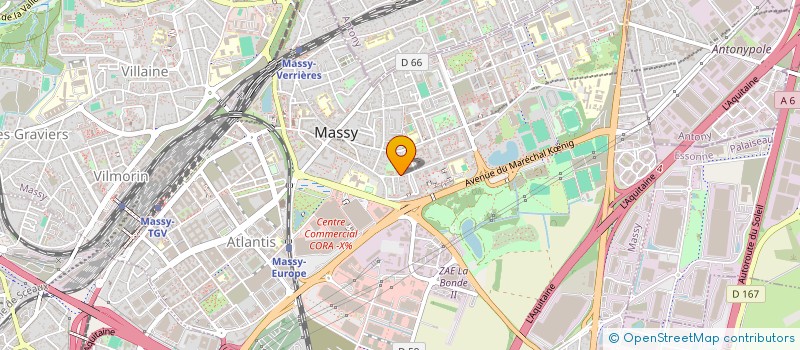 localisation de l'entreprise LES CEDRES à MASSY