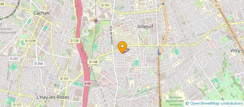 localisation de l'entreprise LES CEDRES à VILLEJUIF