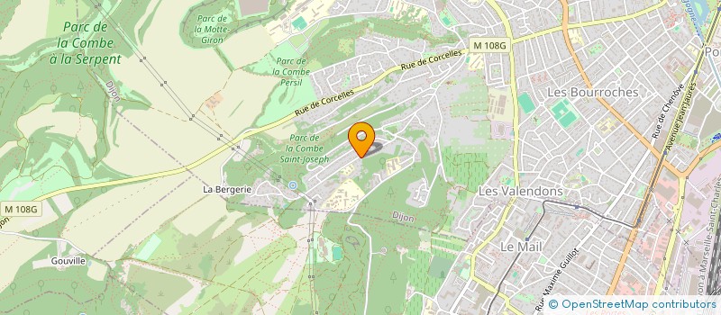 localisation de l'entreprise LES CEDRES à DIJON