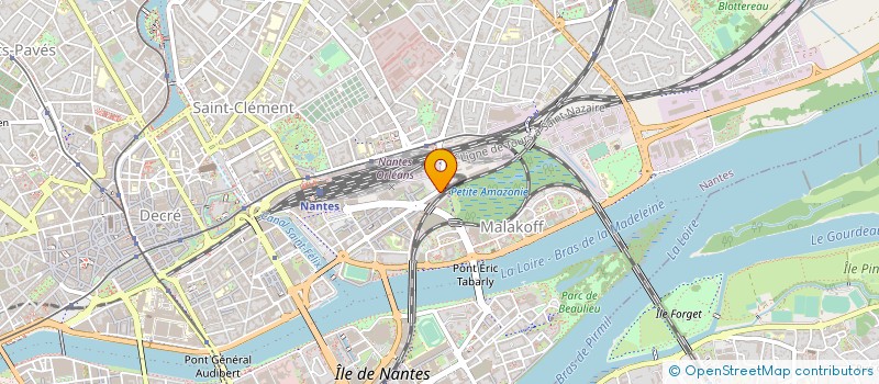 localisation de l'entreprise LES CEDRES à NANTES